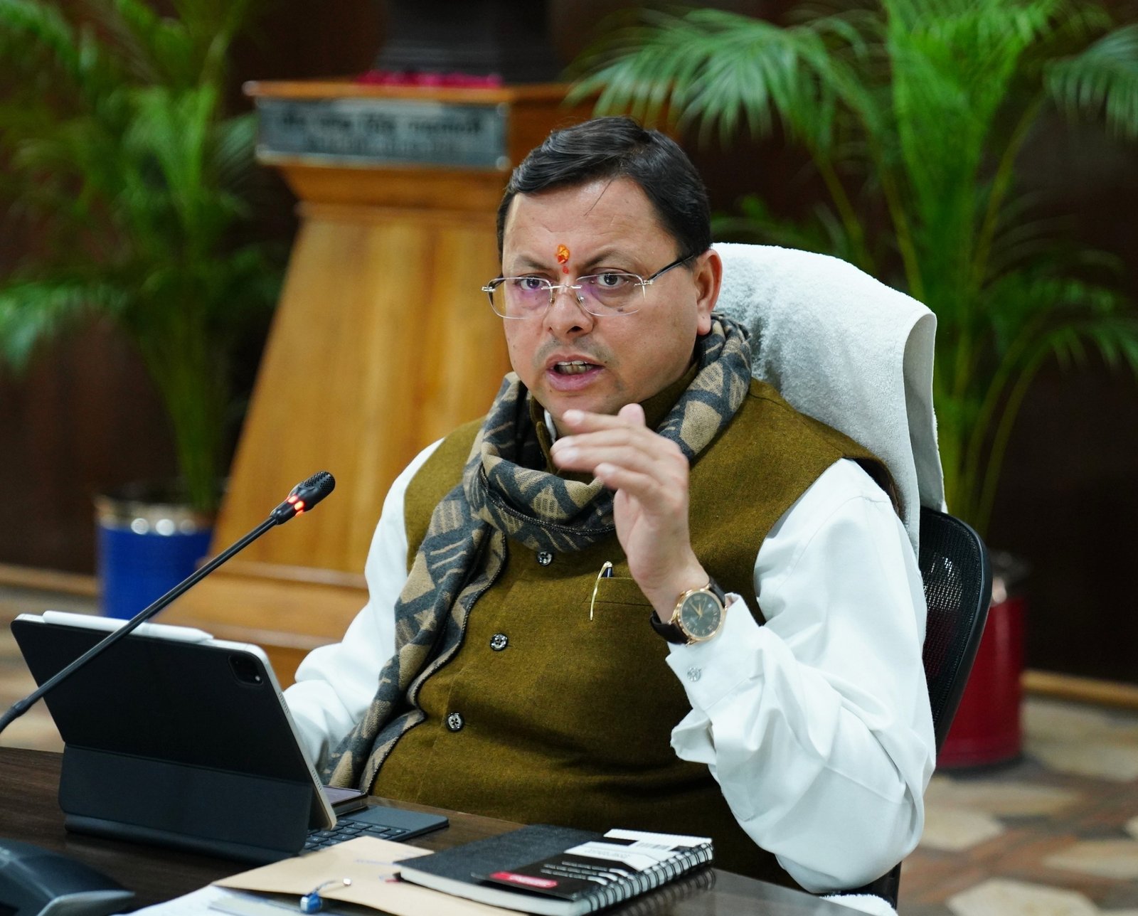 मुख्यमंत्री पुष्कर सिंह धामी