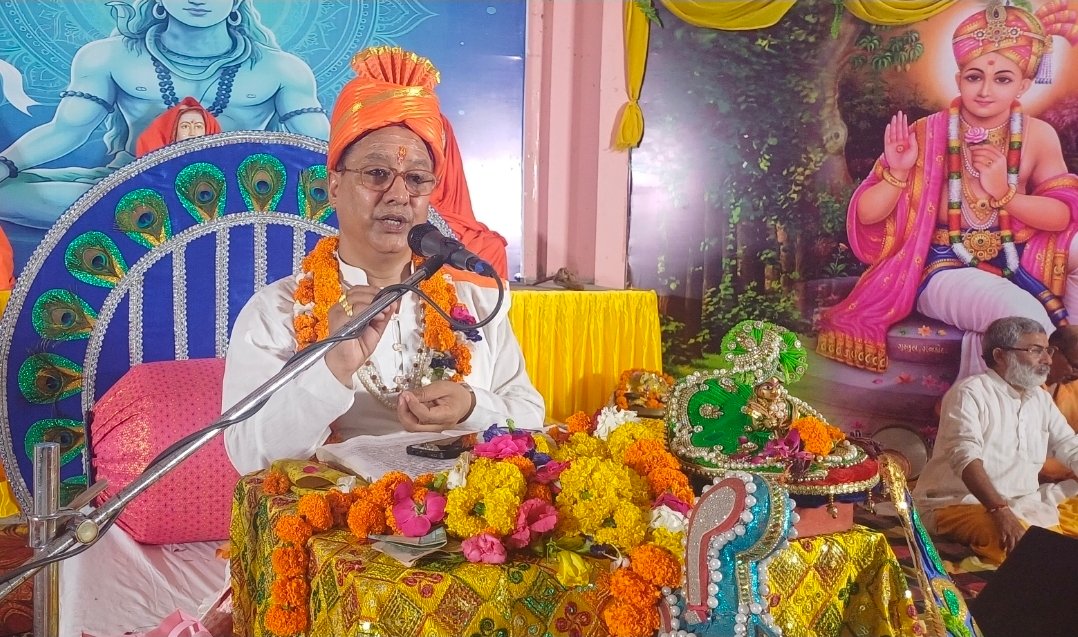 रुक्मिणी-कृष्ण विवाह का हिंदू धर्म में अत्यधिक प्रेम और धर्म की विजय का प्रतीक: आचार्य नीरज जोशी