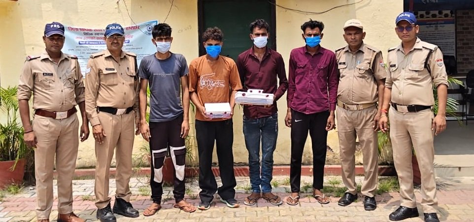 तमंचे के बल पर महिला से किया था गैंगरेप, फिर लूट लिए थे कानों के कुंडल, पथरी पुलिस ने चार को गिरफ्तार कर बरामद किए झुमके