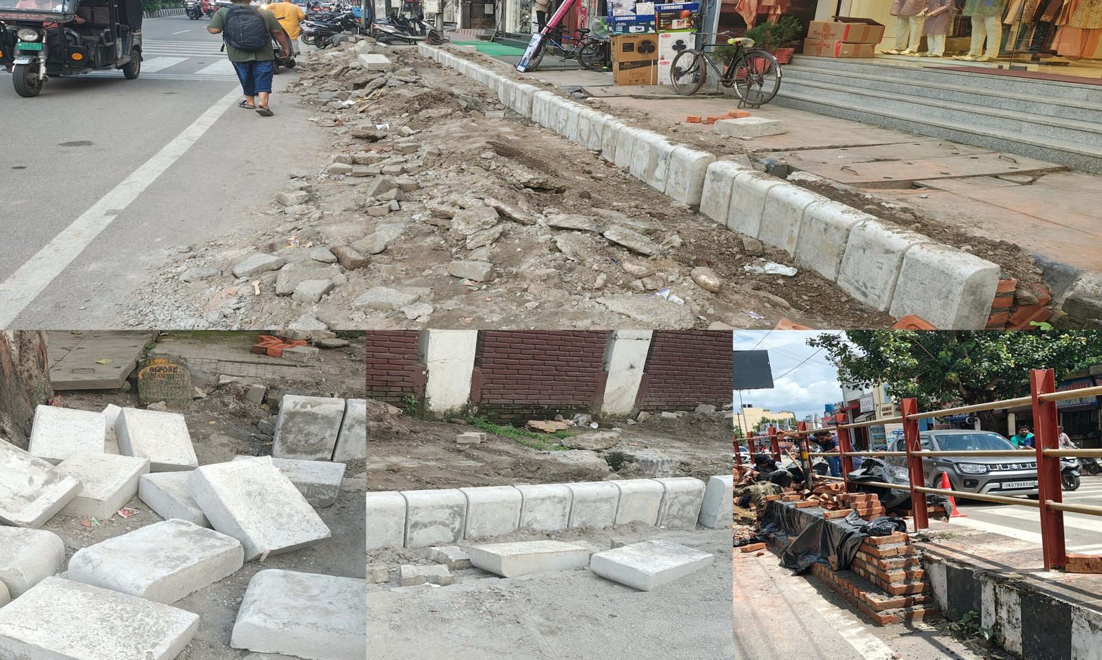 फुटपाथ बनेगा ठेला कारोबारियों की शरणस्थली, बिजली के बॉक्स हटाने को लेकर नहीं है कोई कार्ययोजना, कैसे होगी नाले की सफाई